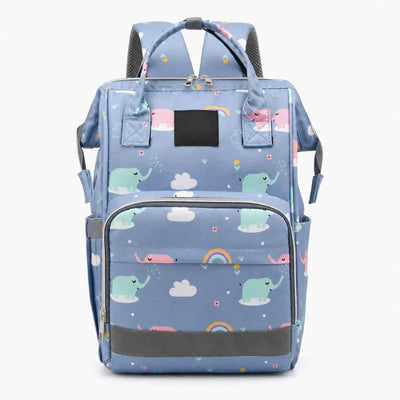 The Sunday Avenue Blue Large Waterproof Diaper Bag - Primrose