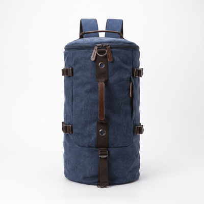 The Sunday Avenue Blue Travel Duffel Backpack Straps - Harlow