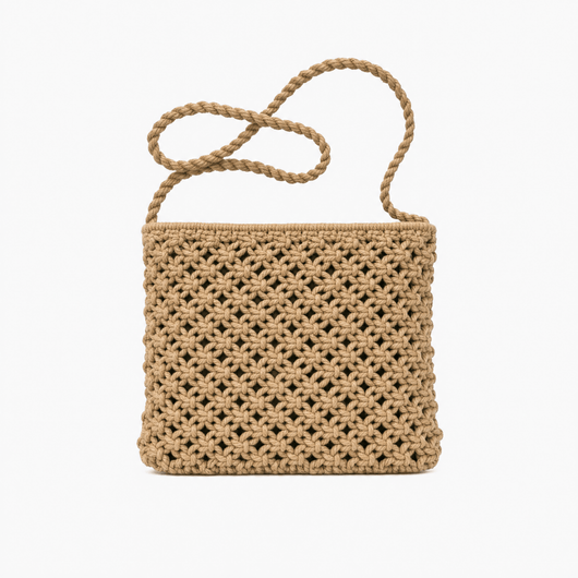 The Sunday Avenue Boho Tassel Rectangular Crossbody - Nia