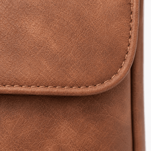 Faux Leather RFID Crossbody Bag - Isadora