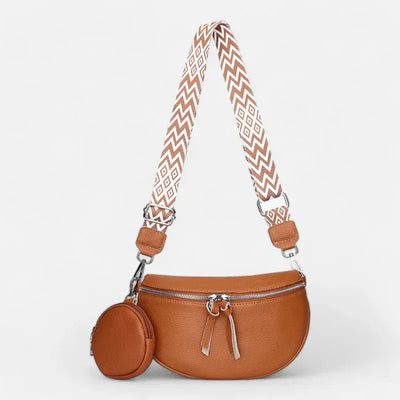 The Sunday Avenue Brown Compact Crossbody Bum Bag - Verity