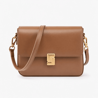 The Sunday Avenue Brown Compact Everyday Handbag - Georgina