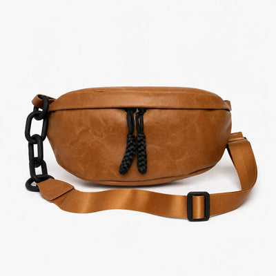 The Sunday Avenue Brown Compact Waist Bag - Scarlett