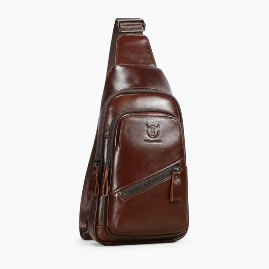 The Sunday Avenue Brown Large Capacity Shoulder Bag - Angus
