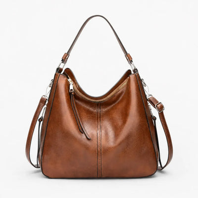 The Sunday Avenue Brown Large Hobo Carryall - Arabella