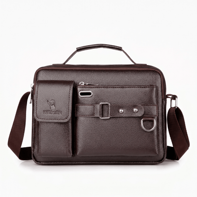 The Sunday Avenue Brown Large Shoulder Bag Everyday - Ethan