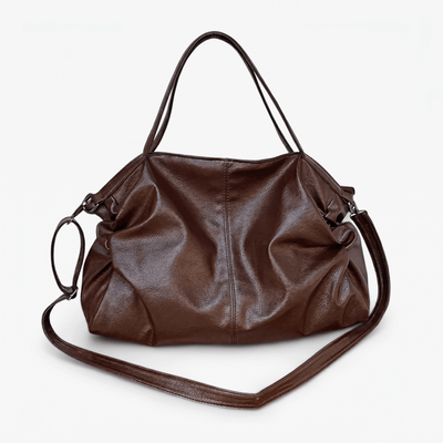 The Sunday Avenue Brown Large Soft Shoulder Bag - Tabitha