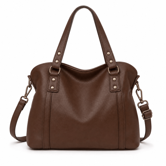 The Sunday Avenue Brown Large Tote School Bag - Lavinia