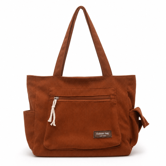 The Sunday Avenue Brown Messenger Bag With Organiser - Vale