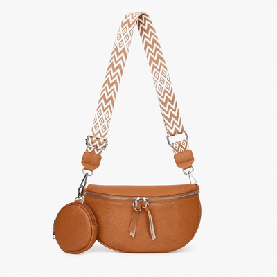The Sunday Avenue Brown Sleek Waist Pack - Diana