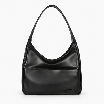 The Sunday Avenue Brown Vegan Leather Hobo Shoulder Bag for 13–15 Inch Laptops