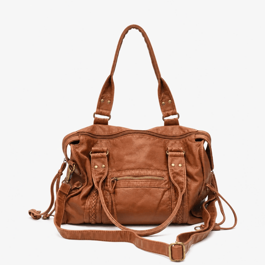 The Sunday Avenue Brown Vintage Handbag Everyday - Lydia: Daily Delight