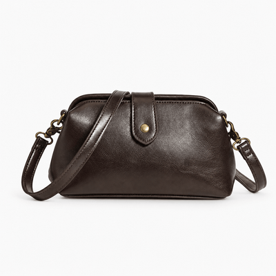 The Sunday Avenue Chocolate Libra Vintage Red Structured Shoulder Bag
