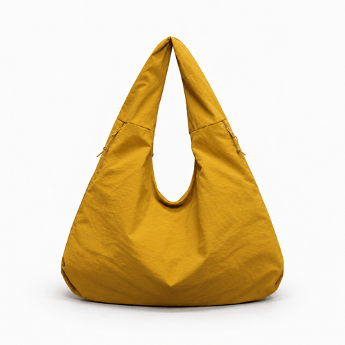 Nylon Hobo Bag with Multiple Pockets - Evie