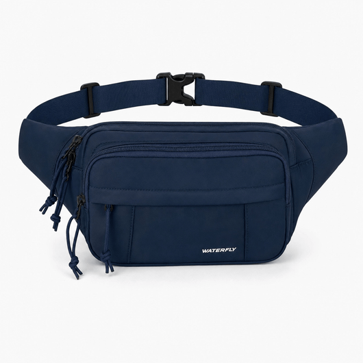 The Sunday Avenue Dark Blue Organised Everyday Bum Bag - Callum