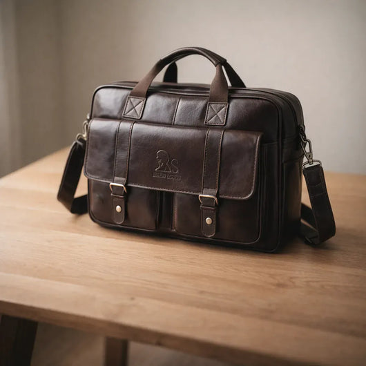 The Sunday Avenue Dark Brown Professional Laptop Messenger - Leo