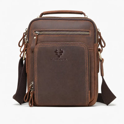 The Sunday Avenue Dark Brown Vintage Urban Messenger - Frederick