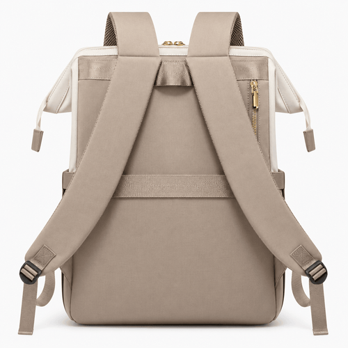 Colourblock Oxford Laptop Backpack - Lettice
