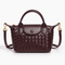 Woven Mini Crossbody Bag with Top Handles - Eloise