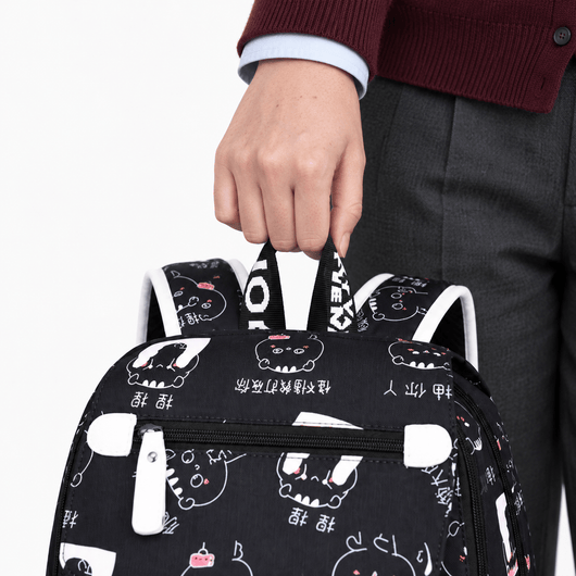 The Sunday Avenue Girls' Waterproof Nylon School Backpack with Cartoon Print and USB Port