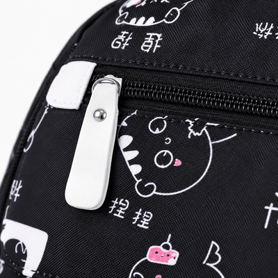 The Sunday Avenue Girls' Waterproof Nylon School Backpack with Cartoon Print and USB Port
