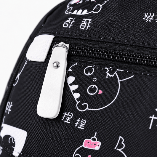The Sunday Avenue Girls' Waterproof Nylon School Backpack with Cartoon Print and USB Port