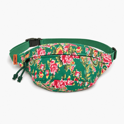 The Sunday Avenue Green Floral Print Bum Bag - Eva