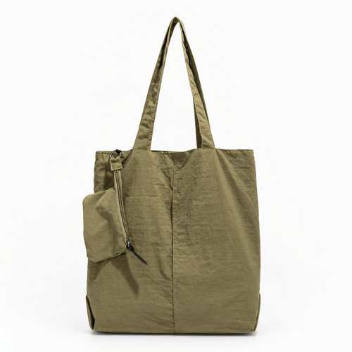 Lightweight Tote Bag with Removable Zipped Pouch - Marigold