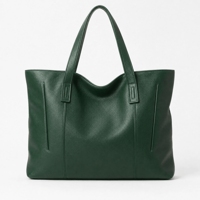The Sunday Avenue Green Large Everyday Tote - Edith