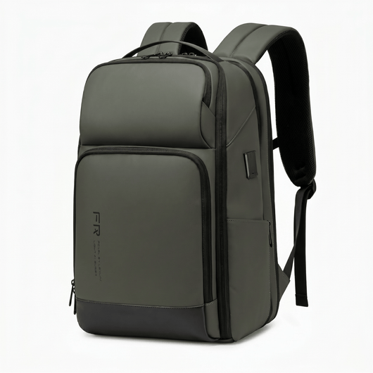 The Sunday Avenue Green Men's Work Backpack - Laurence for Travel