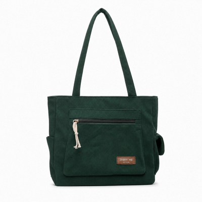 The Sunday Avenue Green Messenger Bag With Organiser - Vale