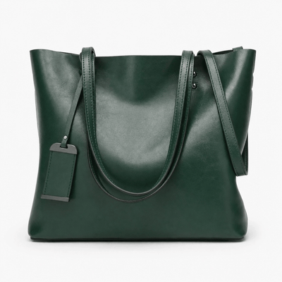 The Sunday Avenue Green Sleek Urban Tote - Josephine