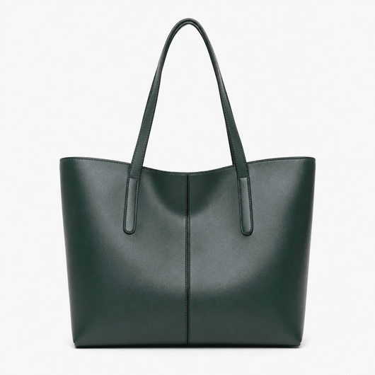 The Sunday Avenue Green Spacious Work Tote - Beatrice