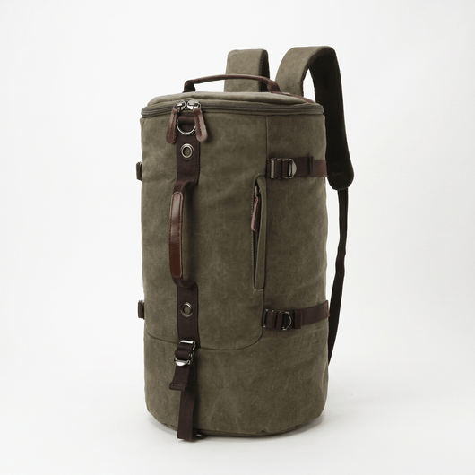 The Sunday Avenue Green Travel Duffel Backpack Straps - Harlow