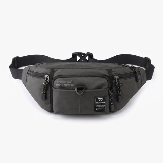 The Sunday Avenue Grey Compact Urban Waist Bag - Rupert