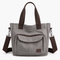 Canvas Multi-Compartment Tote Bag - Isolde