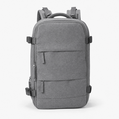 The Sunday Avenue Grey Flight Approved Travel Backpack - Tatum