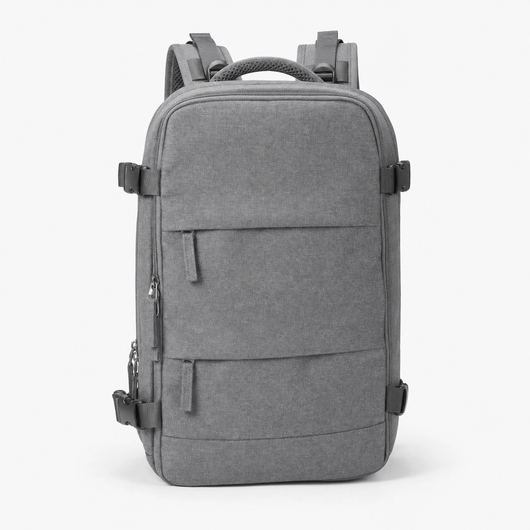 The Sunday Avenue Grey Flight Approved Travel Backpack - Tatum