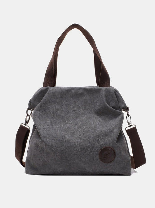 Canvas Convertible Shoulder Bag - Constance