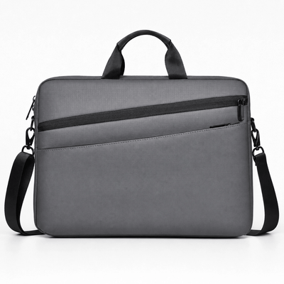 The Sunday Avenue Grey Messenger Bag Laptop Protection - Alistair