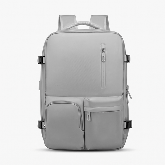 The Sunday Avenue Grey Spacious Work Backpack - Kitty