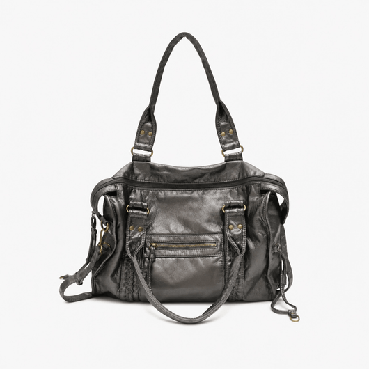 The Sunday Avenue Grey Vintage Handbag Everyday - Lydia: Daily Delight