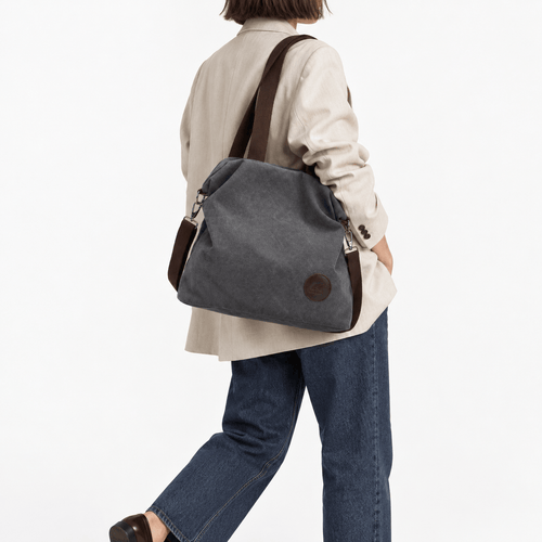 Canvas Convertible Shoulder Bag - Constance