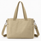 Canvas Tote Bag with Detachable Crossbody Strap - Eleanora