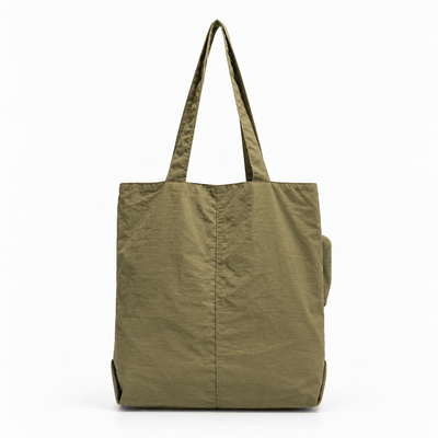 The Sunday Avenue Khaki Lightweight Tote Bag with Removable Zipped Pouch