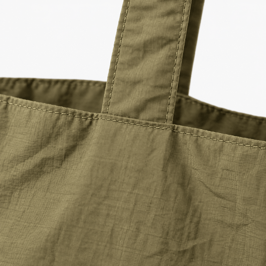 The Sunday Avenue Khaki Lightweight Tote Bag with Removable Zipped Pouch