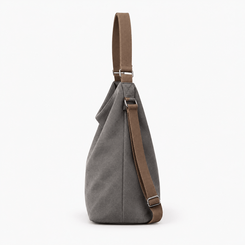 Canvas Convertible Shoulder Bag and Backpack - Cara