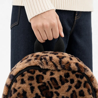 The Sunday Avenue Kids Plush Leopard Backpack - Charlie