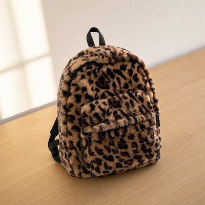 The Sunday Avenue Kids Plush Leopard Backpack - Charlie
