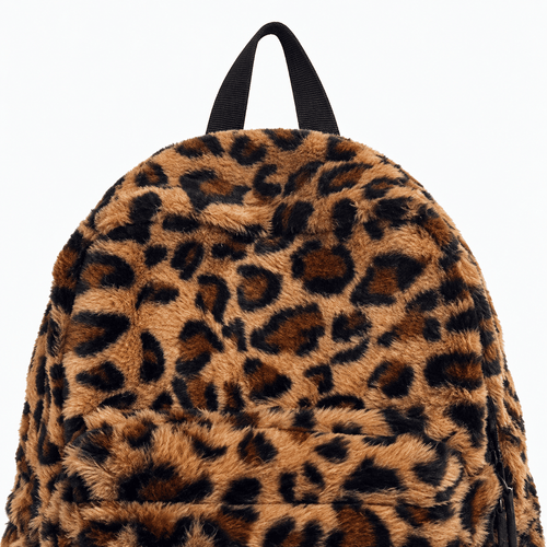 Kids Plush Leopard Backpack - Charlie